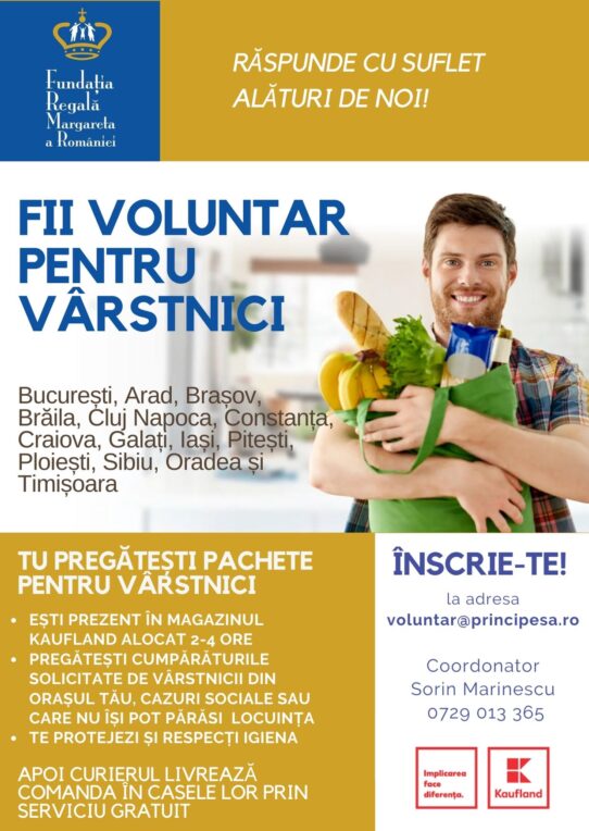 voluntariat varstnici fundatia regala margareta a romaniei